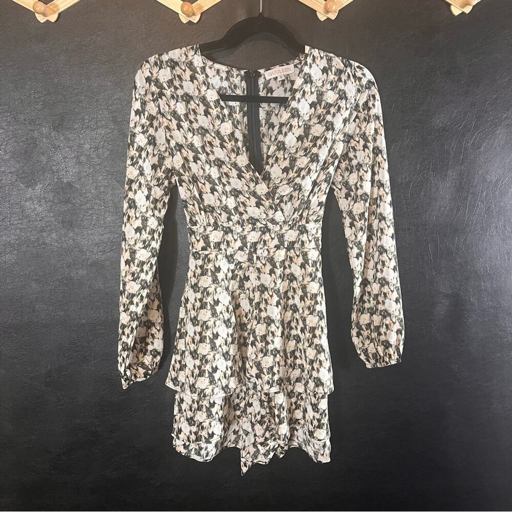 Guuleen Black And Cream Romper Size Small
